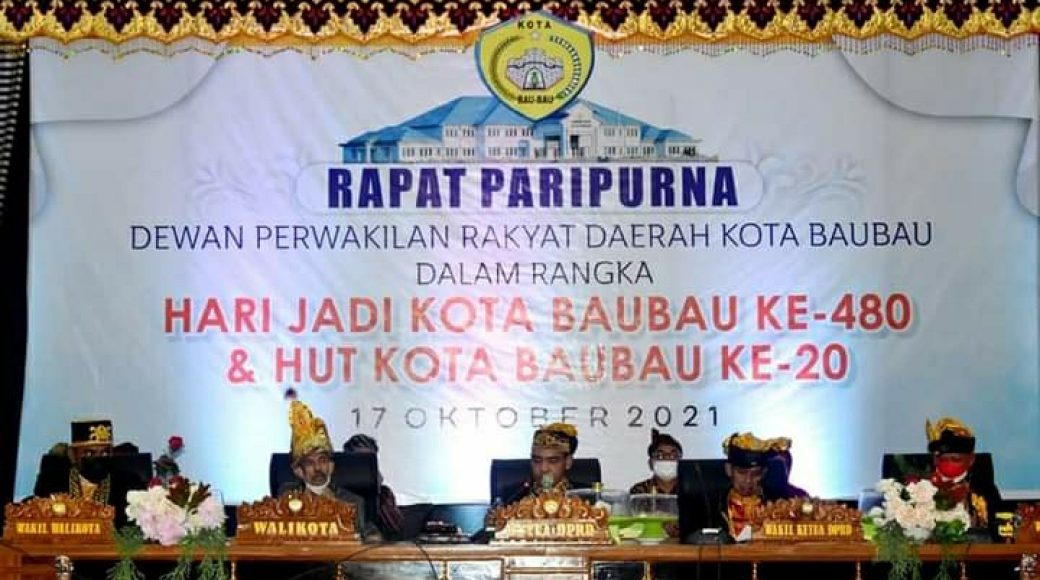 Hadiri Paripurna, AS Tamrin: Pembangunan Baubau Semakin Maju
