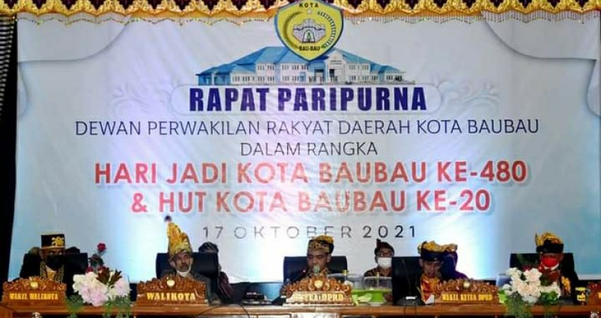 Hadiri Paripurna, AS Tamrin: Pembangunan Baubau Semakin Maju