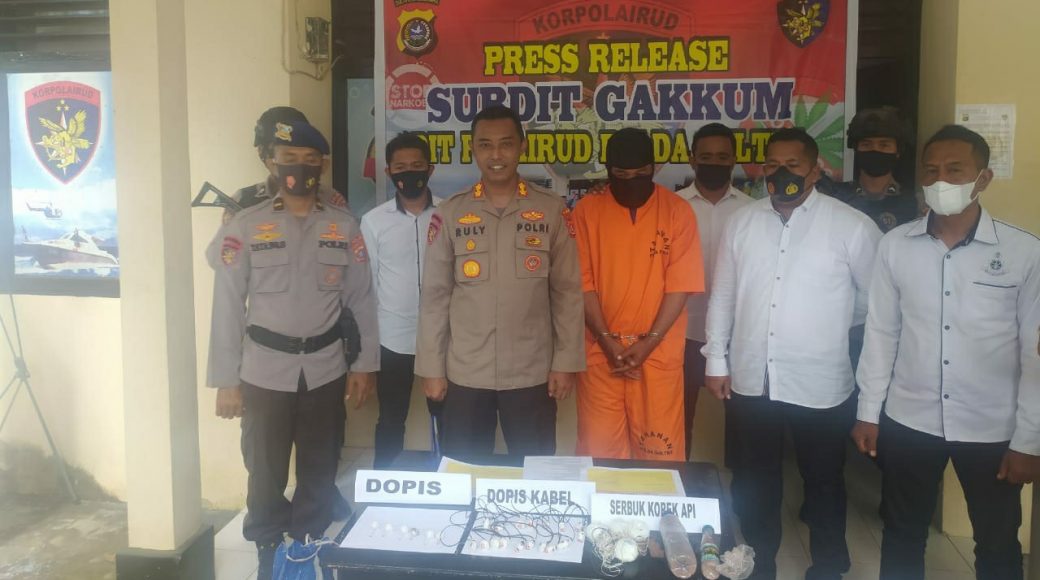 Dit Pol Airud Polda Sultra Amankan Nelayan Pengebom Ikan