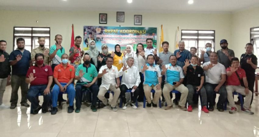 Gelar Rakor Cabor, KONI Baubau Target Juara Umum di Porprov XIV 2022