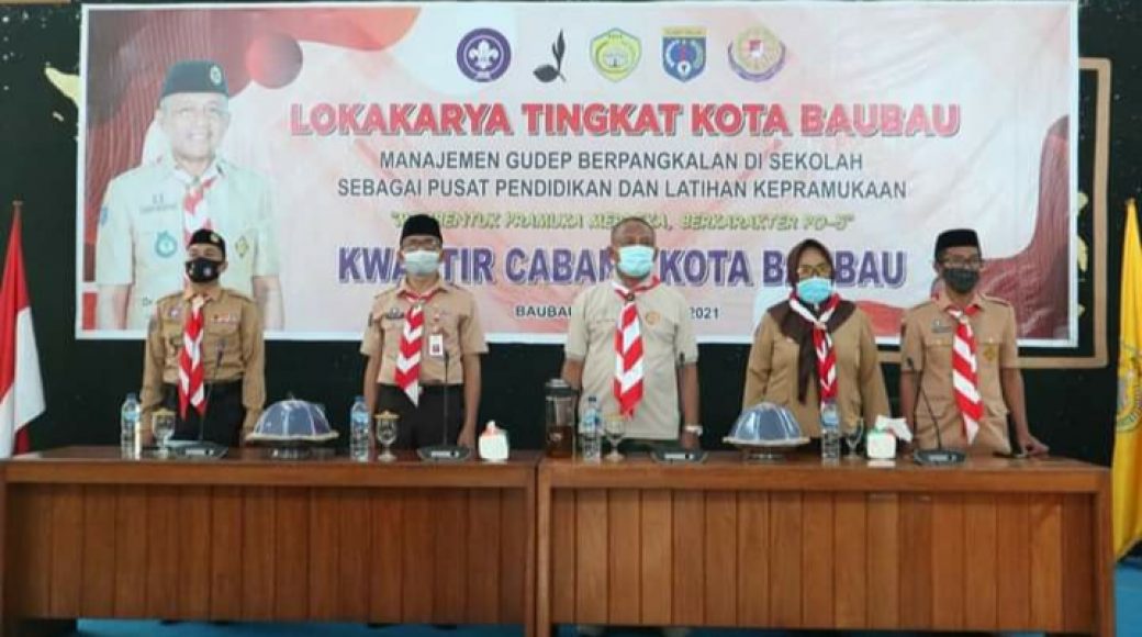 Kwarcab Baubau Gelar Lokakarya Pramuka Merdeka Berkarakter PO 5