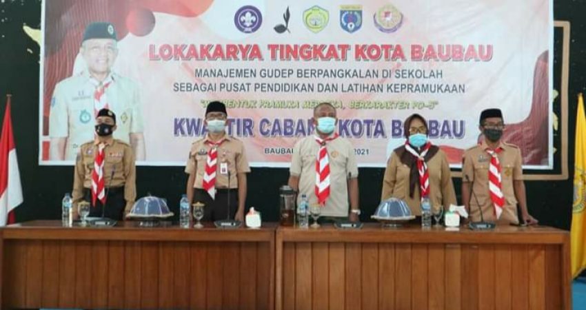 Kwarcab Baubau Gelar Lokakarya Pramuka Merdeka Berkarakter PO 5