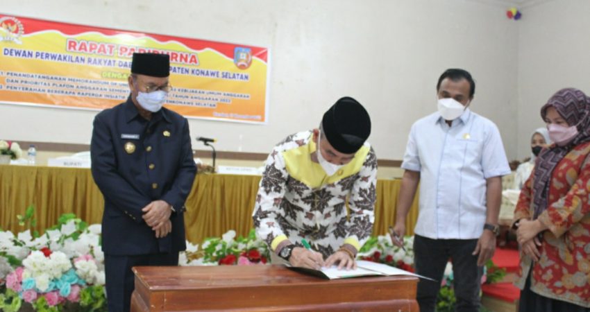 KUA – PPAS 2022 Konsel Ditetapkan