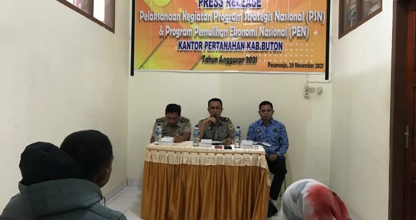 Tahun ini BPN Buton Bagikan Ribuan Sertifikat Tanah