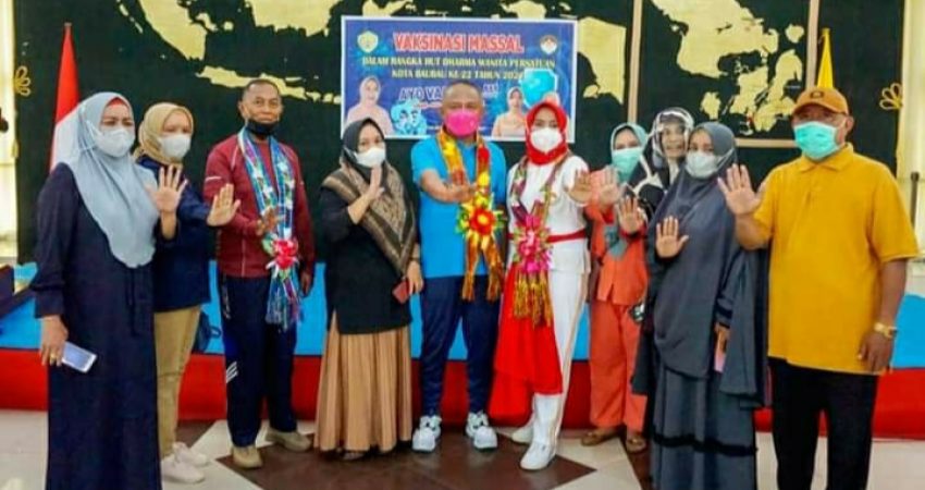 DWP Kota Baubau Gelar Vaksinasi Massal Jelang HUT ke 22