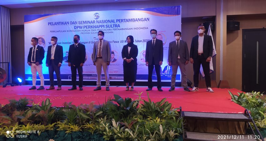 DPW PERKHAPPI Sultra Resmi Dilantik