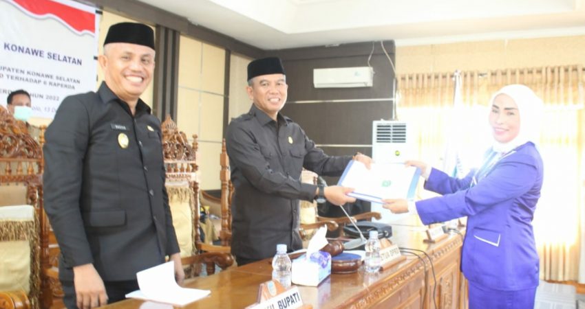 Terima Enam Raperda, DPRD Konsel Tetapkan Propemperda 2022