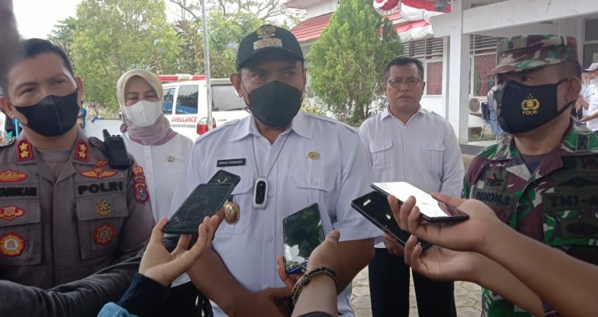 Percepat Capaian Target, Pemkot Baubau Bersama TNI-Polri Gelar Vaksin Massal