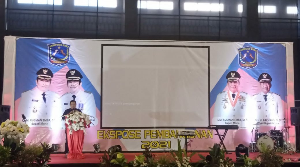 Expose Pembangunan 2021, Rusman: Muna Hari ini Dibangun dengan Cinta