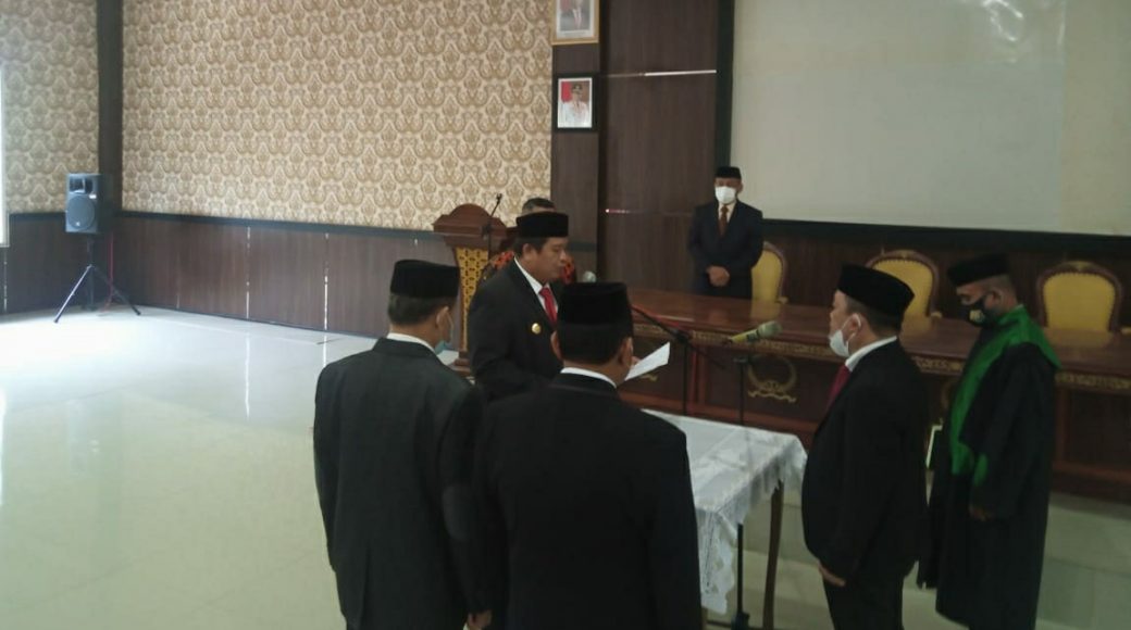 Dr Harmin Kembali Dilantik Jadi Pjs Sekda Muna Hingga Maret 2022