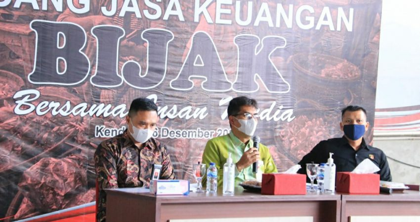 Jelang Akhir 2021, Kinerja Industri Jasa Keuangan Sultra Positif di Tengah Pandemi