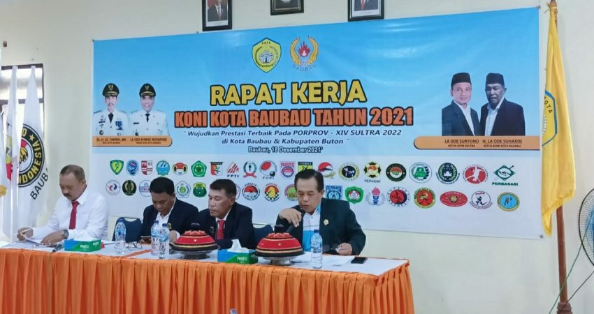 Gelar Raker, KONI Baubau Bakal Siapkan Reward Buat Atlet Berprestasi