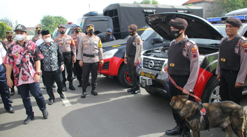 Pastikan Ops Lilin Candi 2021 Berjalan Lancar, Polres Pekalongan Kota Lakukan Pengecekan Randis