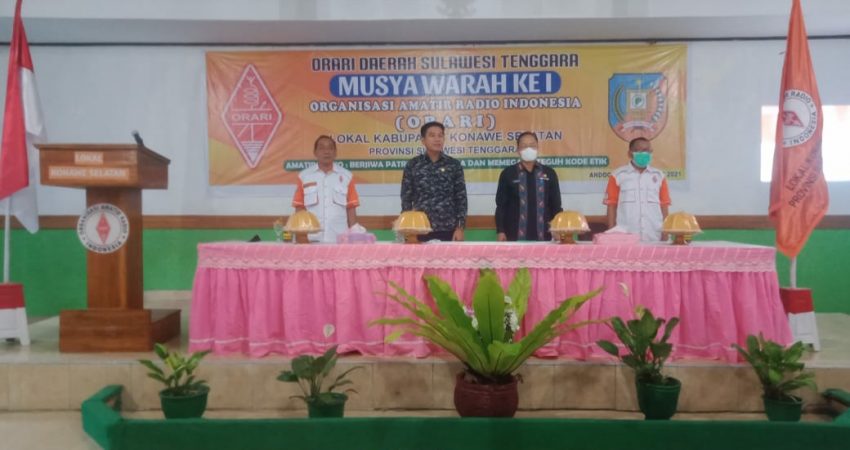 Gelar Musyawarah ke-I, H Djoko Suprihatin Resmi Pimpin ORARI Lokal Konsel Periode 2021 &ndash; 2024