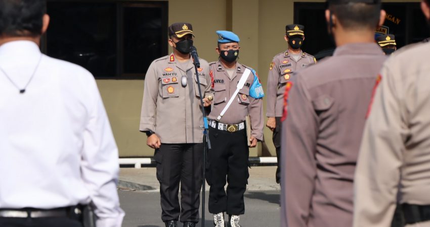 Apel Perdana 2022, Kapolres Pekalongan Kota Minta Anggota Jaga Nama Baik Institusi