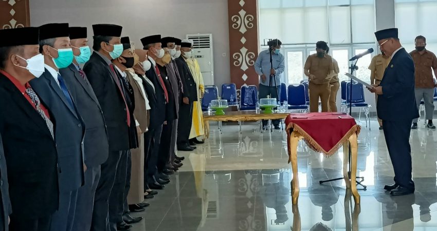 Awal 2022, Bupati Konsel Lantik Puluhan Eselon II dan III