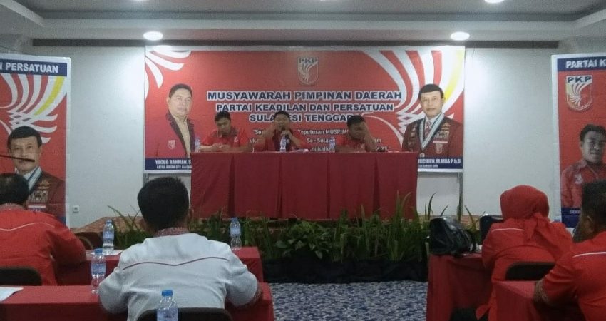 Gelar Muspinda, DPP PKP Sultra Target Kursi di DPR dan DPRD