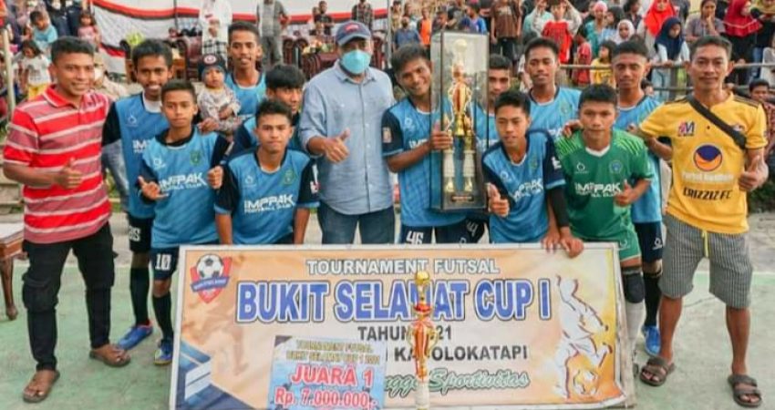 Tutup Futsal Bukit Selamat Cup I, Wawali Baubau: Semoga Terus Berkelanjutan