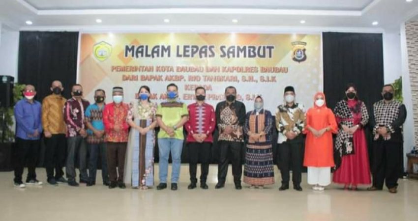Pisah Sambut Kapolres Baubau, Wawali: Masyarakat Menaruh Harapan Besar pada Bapak