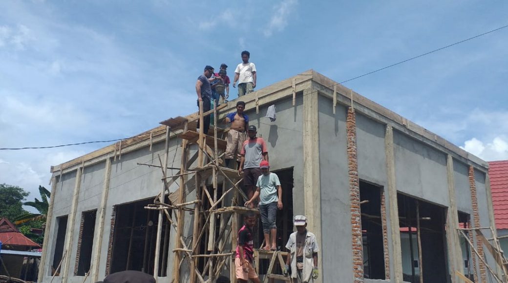 Diinisiasi Polsek Katobu, Ini Progres Pembangunan Masjid Al- Hikmah Bhayangkara