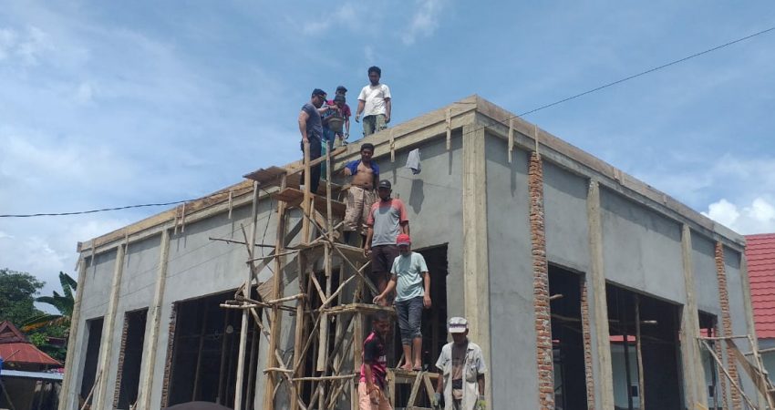 Diinisiasi Polsek Katobu, Ini Progres Pembangunan Masjid Al- Hikmah Bhayangkara