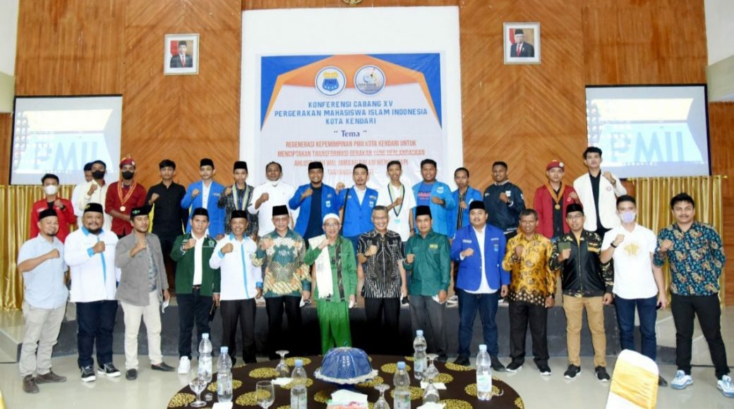 Buka Konfercab PMII Kendari, Wali Kota Harap Pemuda Terus Tingkatkan Kapasitasnya