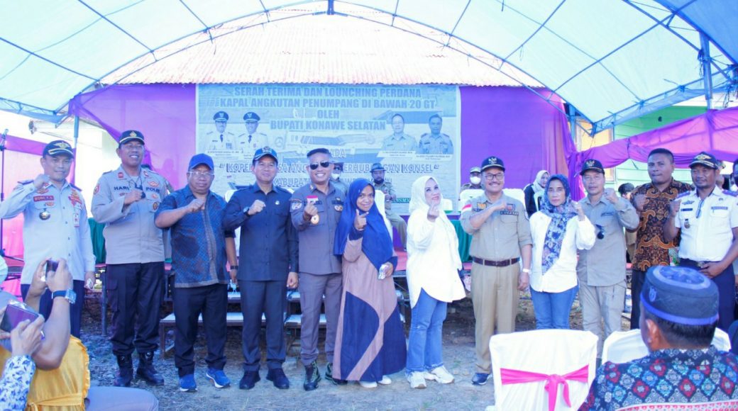 KM Konsel 01 Resmi Beroperasi, Surunuddin: Semoga Dapat Membantu Dalam Pemulihan Ekonomi