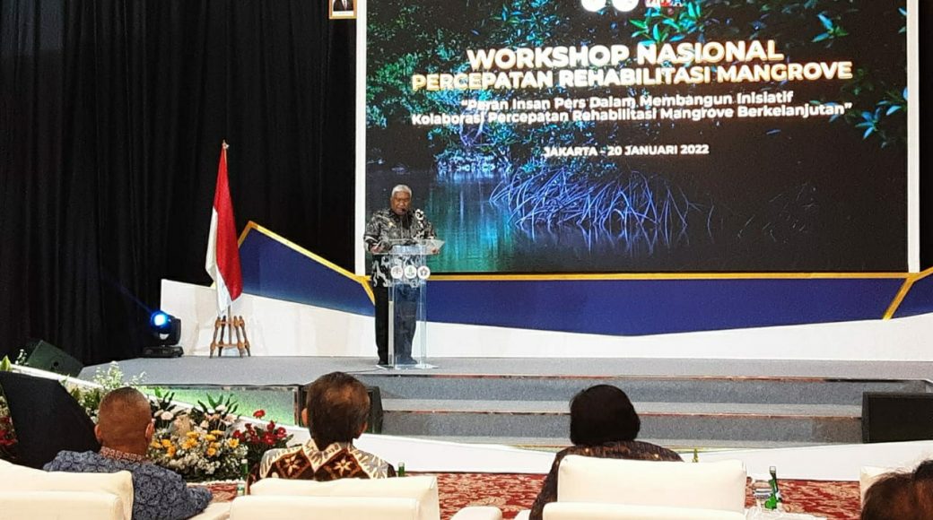 Rangkaian HPN 2022, KLH dan PWI Pusat Gelar Workhsop Rehabilitasi Mangrove
