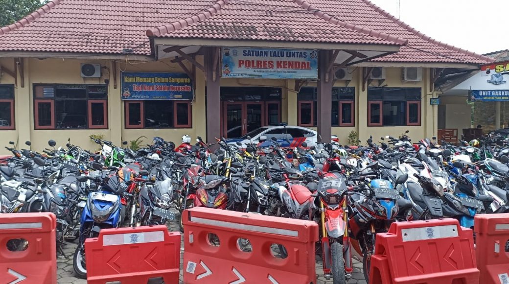 Ganggu Ketertiban Masyarakat, Polres Kendal Tindak Pemilik Kendaraan Knalpot Brong