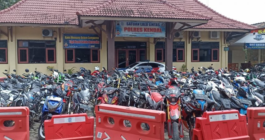 Ganggu Ketertiban Masyarakat, Polres Kendal Tindak Pemilik Kendaraan Knalpot Brong