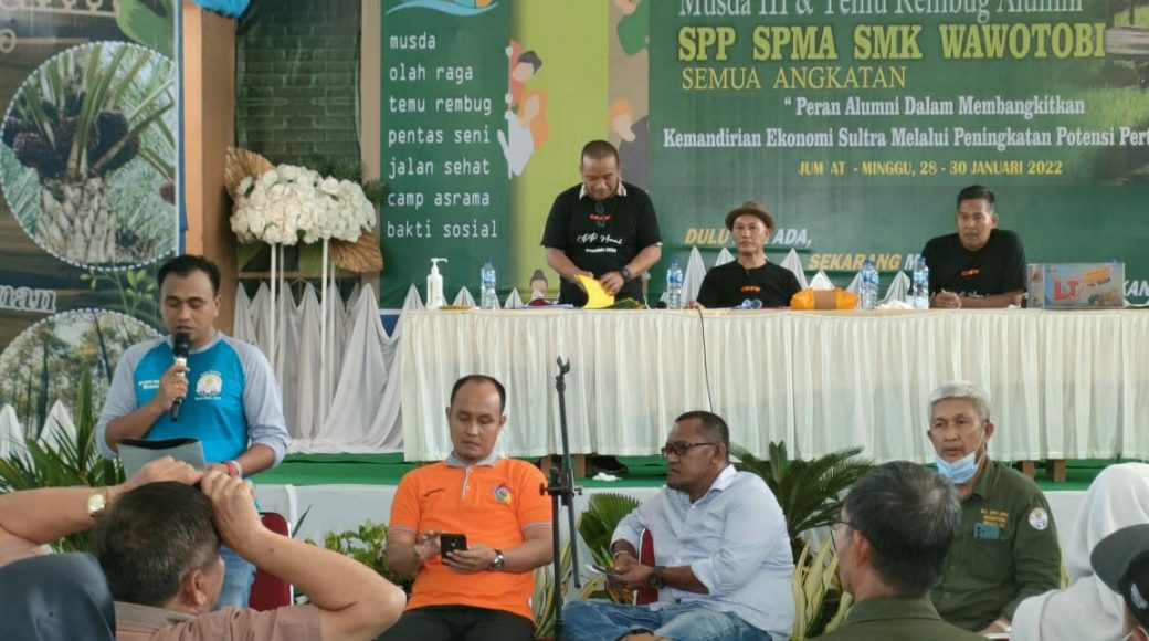 Melalui Musda ke III, Armal Terpilih Jadi Ketua IKA SPMA Wawotobi