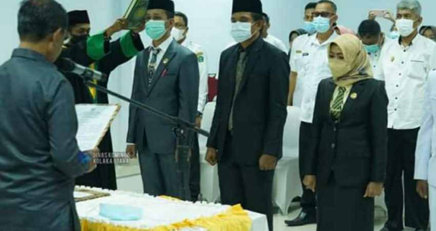 Diakhir Jabatan, Bupati Kolut Lantik Pejabat Eselon II dan III