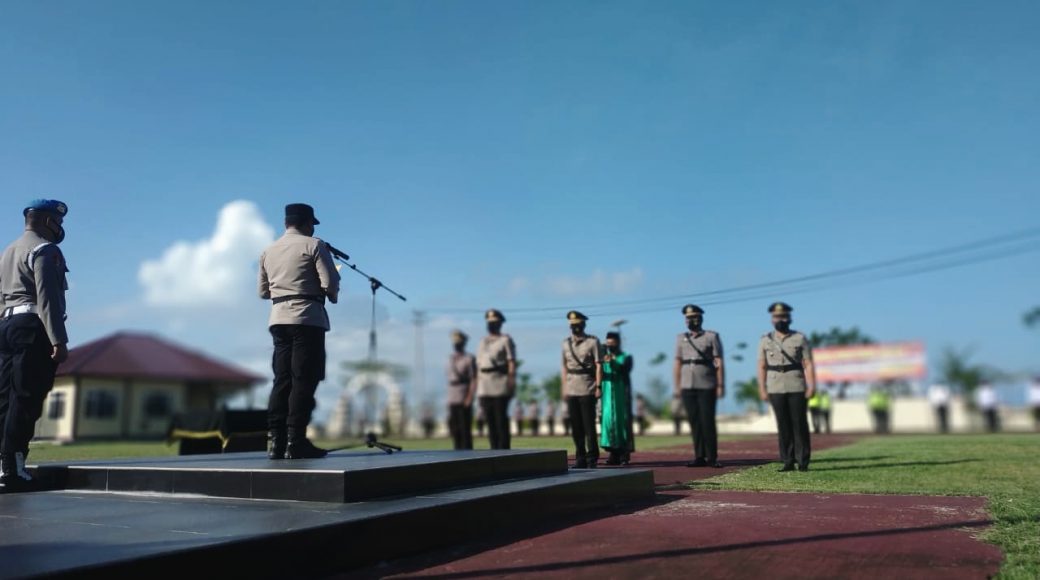Kapolres Kolut pimpin Sertijab Wakapolres, Kabag OPS dan Kasatreskrim