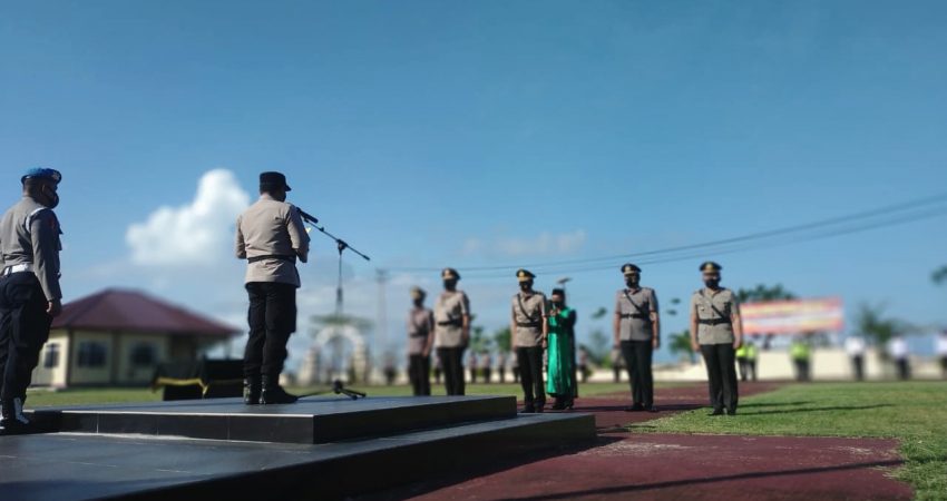 Kapolres Kolut pimpin Sertijab Wakapolres, Kabag OPS dan Kasatreskrim