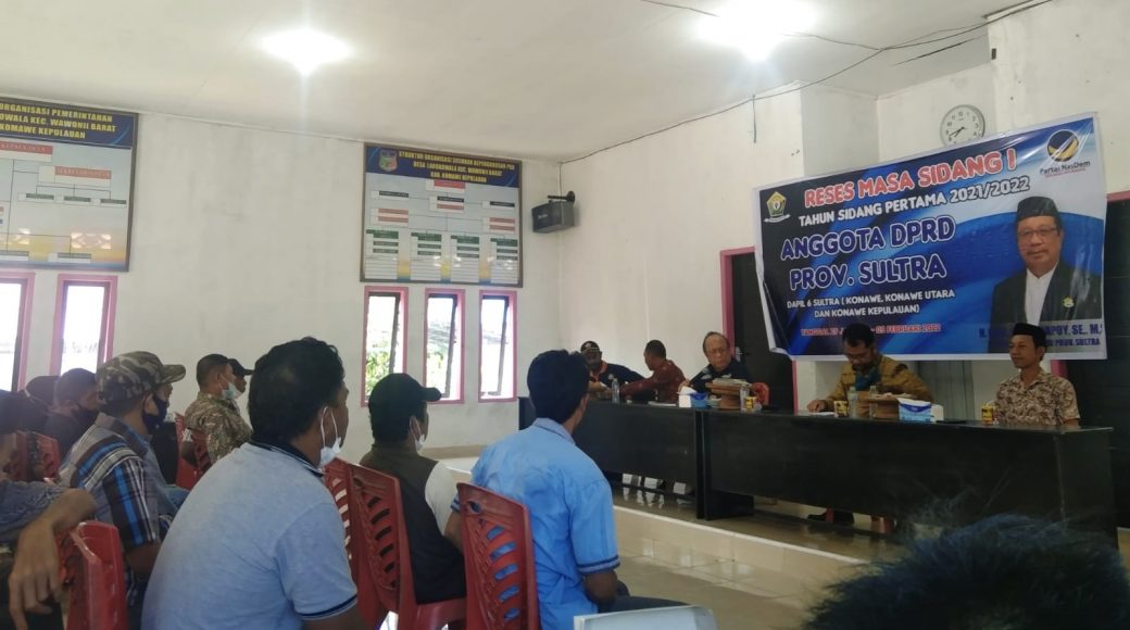 Laksanakan Reses di Konkep, Muh. Nur Sinapoy Siap Kawal Aspirasi Masyarakat