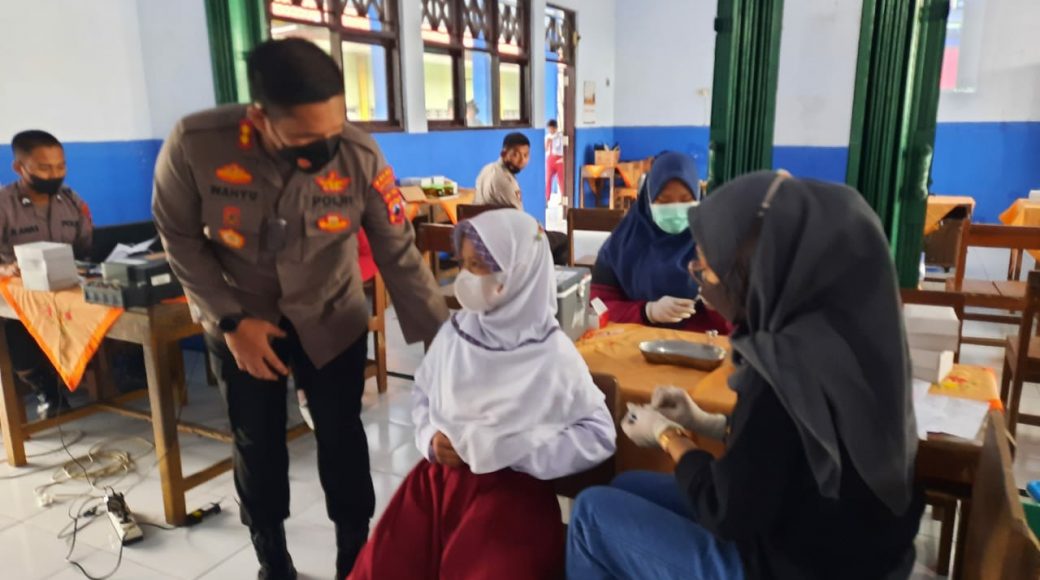 Polres Pekalongan Kota Terus Kejar Target Vaksinasi Merdeka Anak
