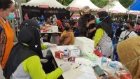 Kadin dan IMI Sultra Gelar Vaksinasi Berhadiah Motor dan Sembako