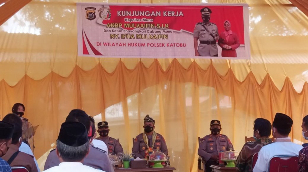 Kapolres Muna Sebut Polsek Katobu Dapat Menjadi Role Model
