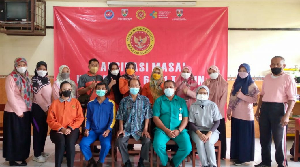 PWO Magelang Raya Support BIN Jateng Percepat Vaksinasi