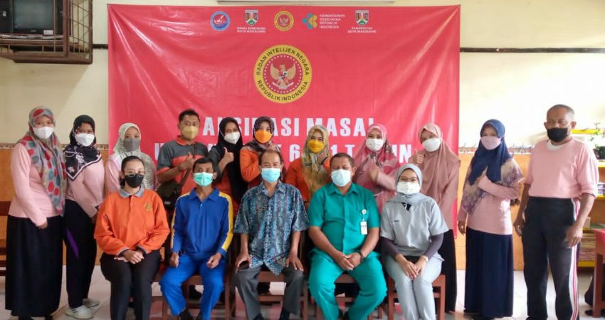 PWO Magelang Raya Support BIN Jateng Percepat Vaksinasi