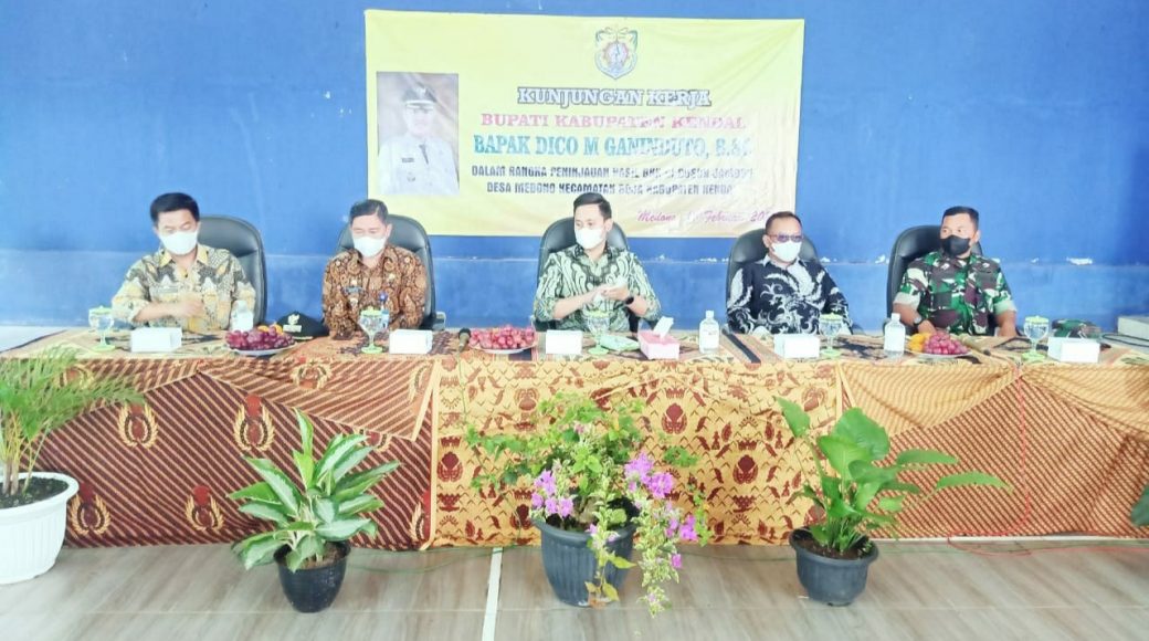 Kapolsek Boja Dampingi dan Beri Pengamanan Dalam Kunker Bupati Kendal