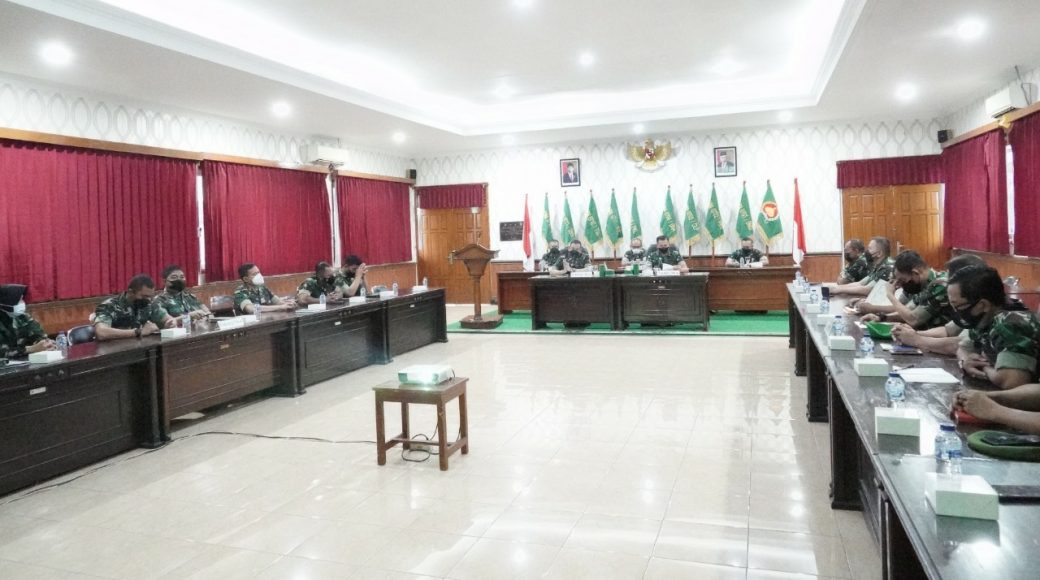 Korem 071/Wijayakusuma Terima Tim Wasrik Post Audit Itdam IV/Diponegoro