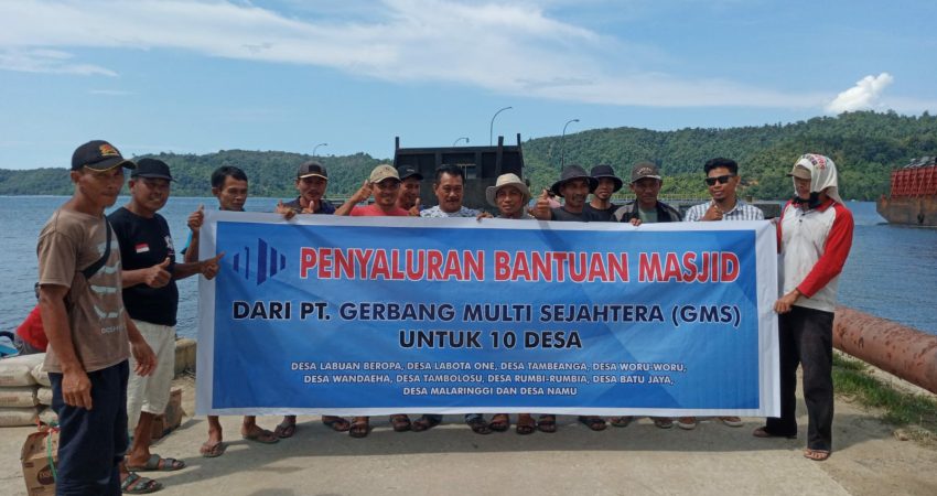 PT GMS Kembali Salurkan Bantuan di Kecamatan Laonti
