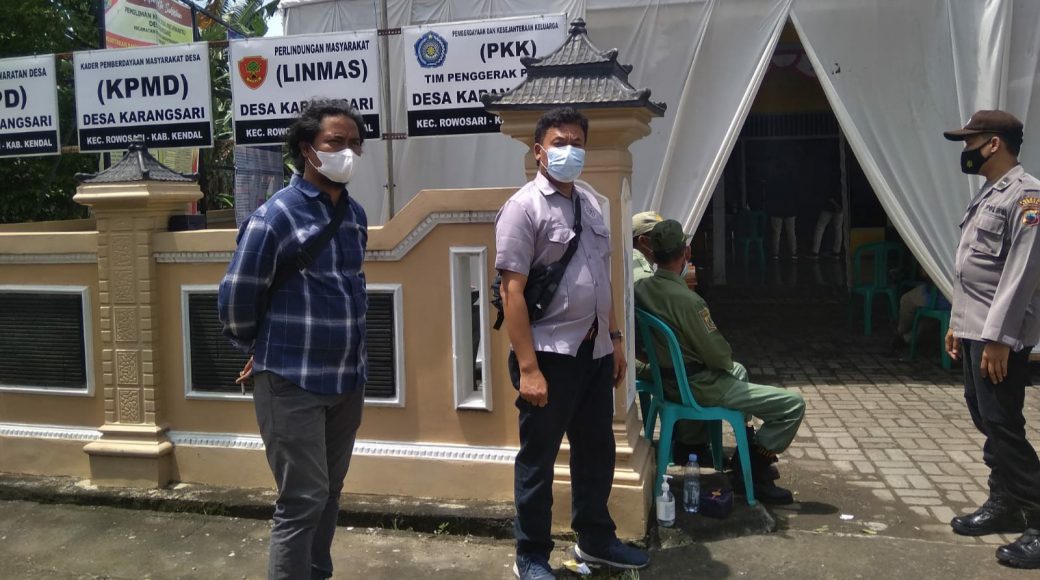 Satintelkam Polres Kendal Amankan Pelaksanaan PAW Kades Karangsari