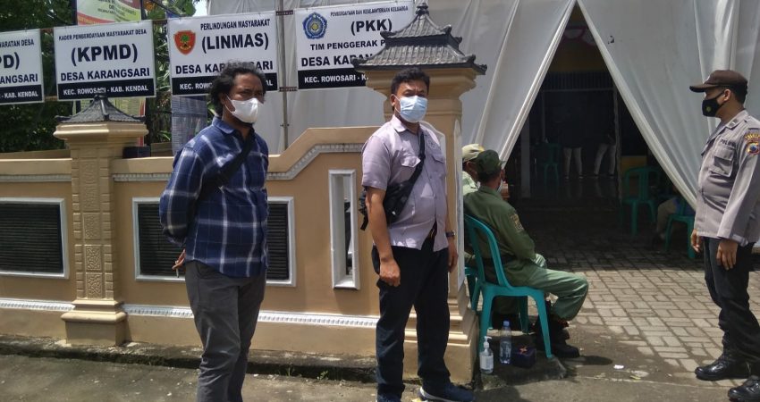 Satintelkam Polres Kendal Amankan Pelaksanaan PAW Kades Karangsari
