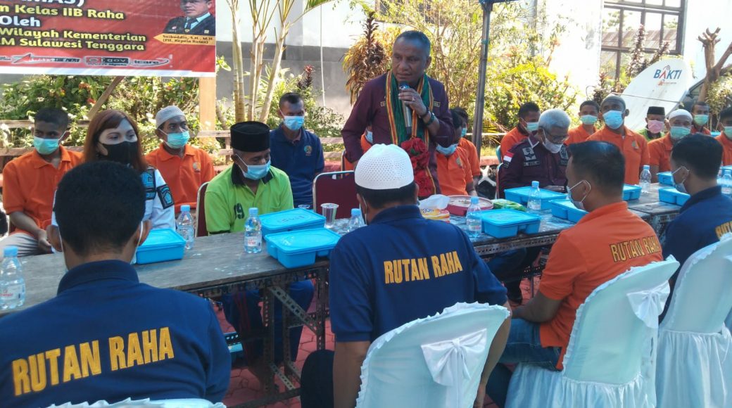 Kanwil Kemenkumham Sultra Gelar Program Penamas di Rutan Raha