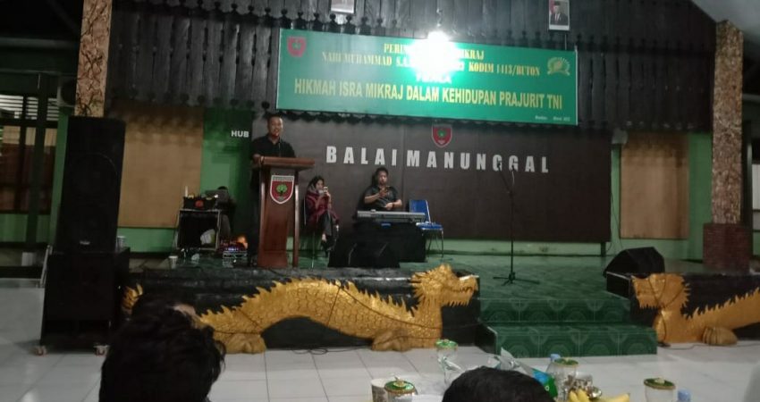 Eratkan Silaturahmi, Kodim 1413 Buton Gelar Pertemuan dengan Wartawan
