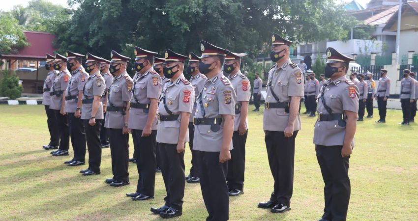 Pimpin Sertijab Sejumlah Perwira, Kapolres Baubau: Tingkatkan Tugas dengan Baik