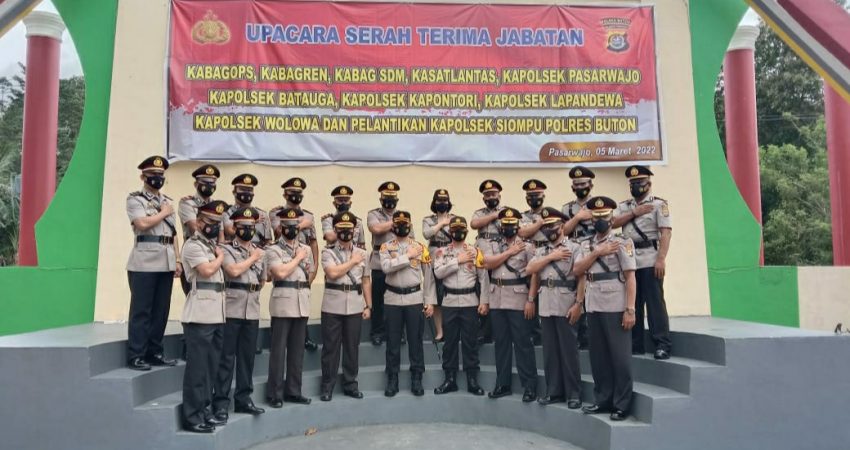 Rotasi Jabatan Polres Buton, Berikut Daftarnya