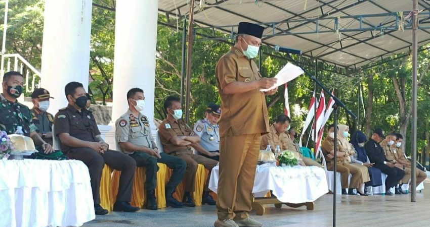 Antisipasi Bencana Alam, Pemda Konawe Gelar Apel Siaga Pasukan